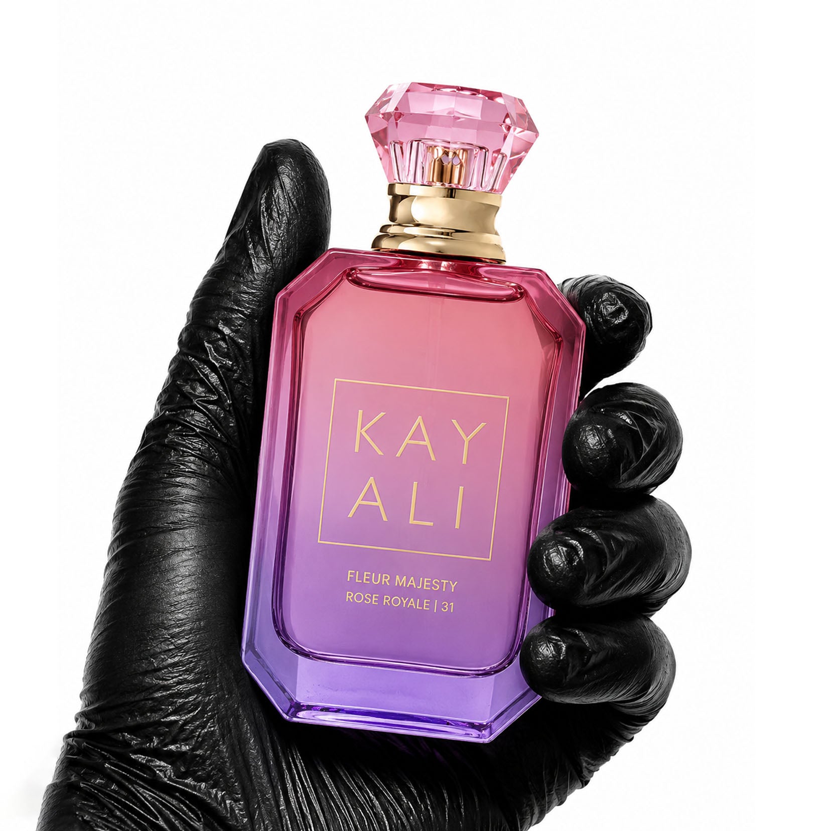 Kayali Fleur Majesty Rose Royal 31 edp retail bottle - Scent Index