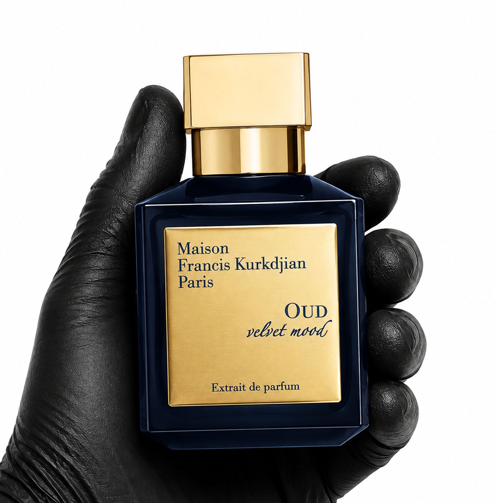 Maison Francis Kurkdjian Oud Velvet Mood Extrait retail bottle - Scent Index